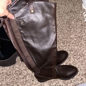 Knee high vintage riding boots